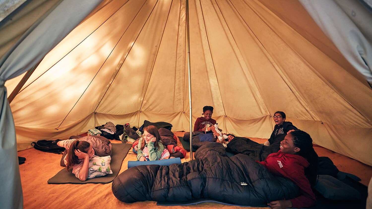 The Beauty of Bell Tent Living on School Camping Trips - The Bushcraft ...